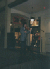 On Stage at Tysons Corner Mall - Dec 2002